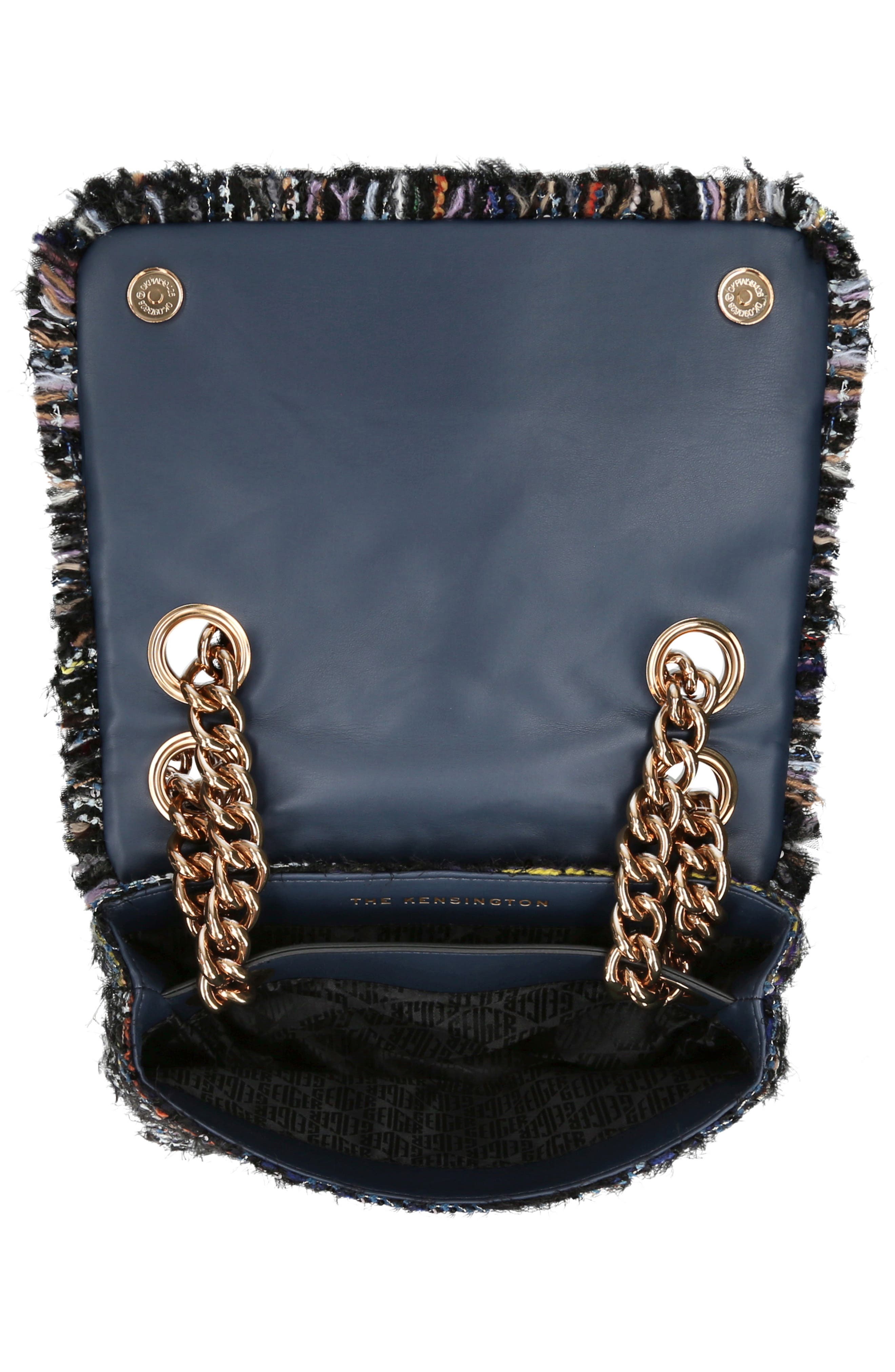 Kurt Geiger London Large Kensington Tweed Convertible Shoulder Bag, Alternate, color, 
