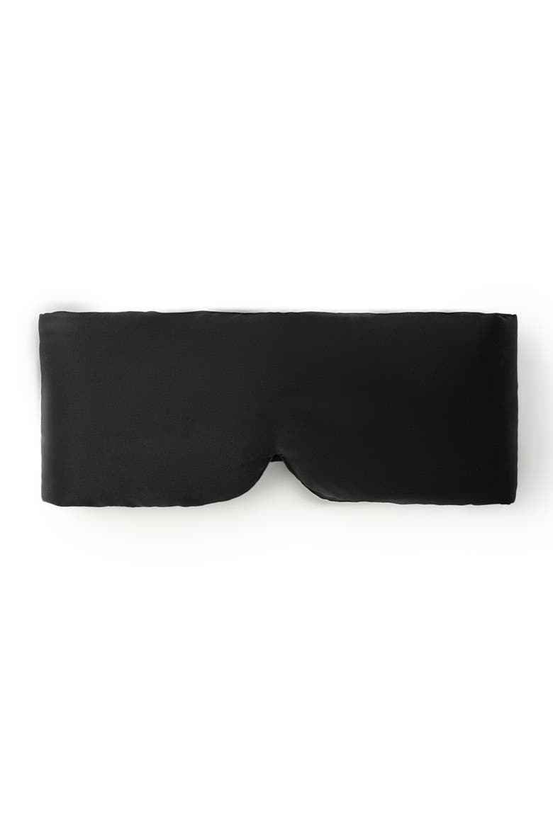 Dream Cloud Silk Eye Mask, Main, color, Black