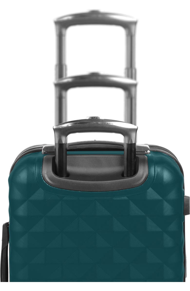 Kenneth Cole Diamond Tower 24-Inch Hardside Spinner Luggage, Alternate, color, Deep Teal