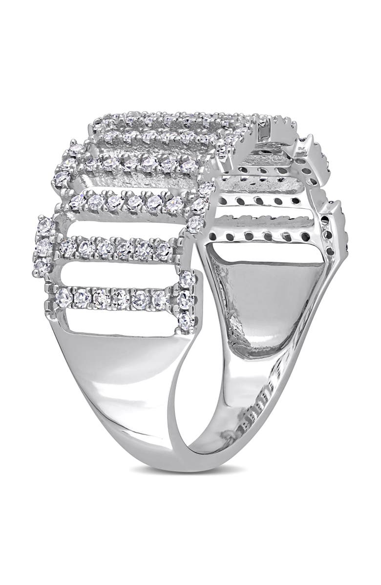 Julianna B. Diamond Filigree Linear Ring 14k, Alternate, color, 14K White Gold
