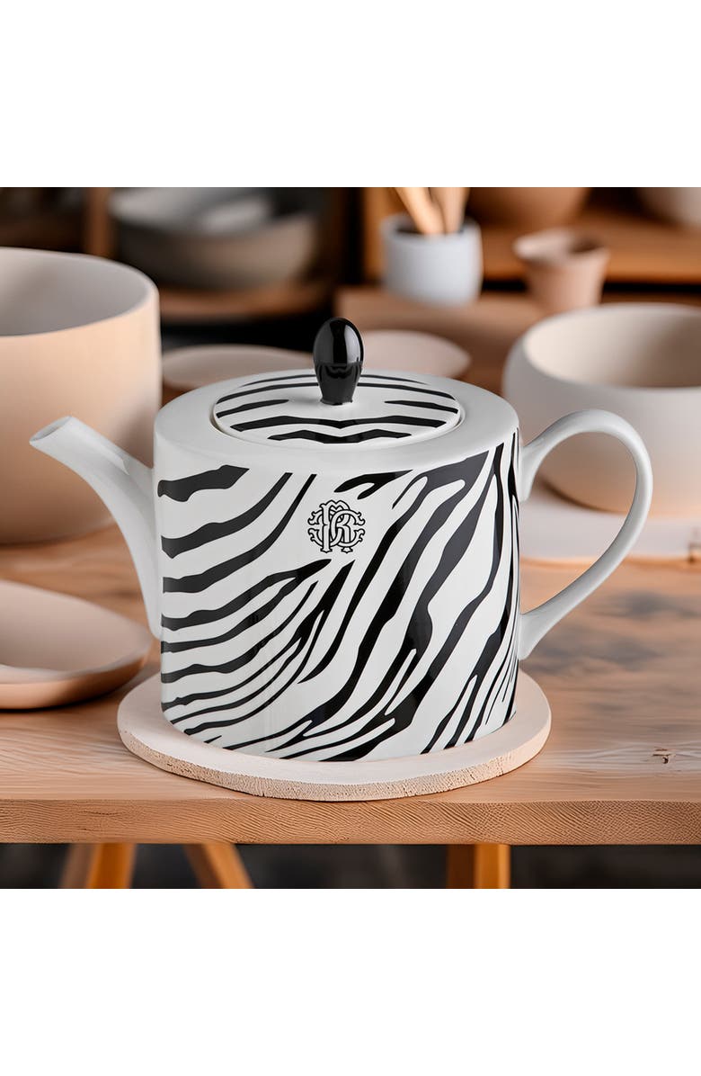 CAVALLI Classic Tea and Coffee Pot, Alternate, color, Zebrage