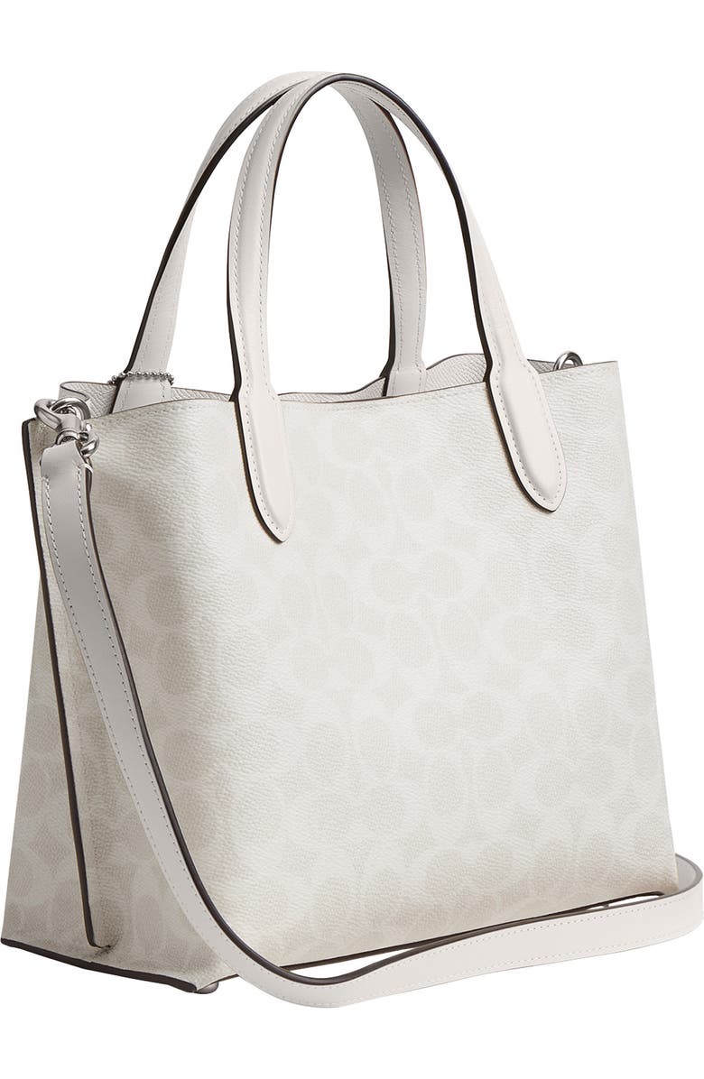 COACH Willow Signature Coated Canvas Crossbody Bag, Alternate, color, White Chalk