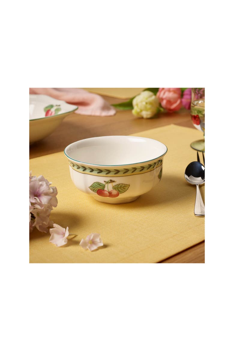French Garden Fleurence Bowl, Alternate, color, white