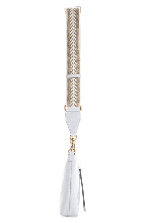 Isabel Marant Nessah Leather Crossbody Bag In Gray