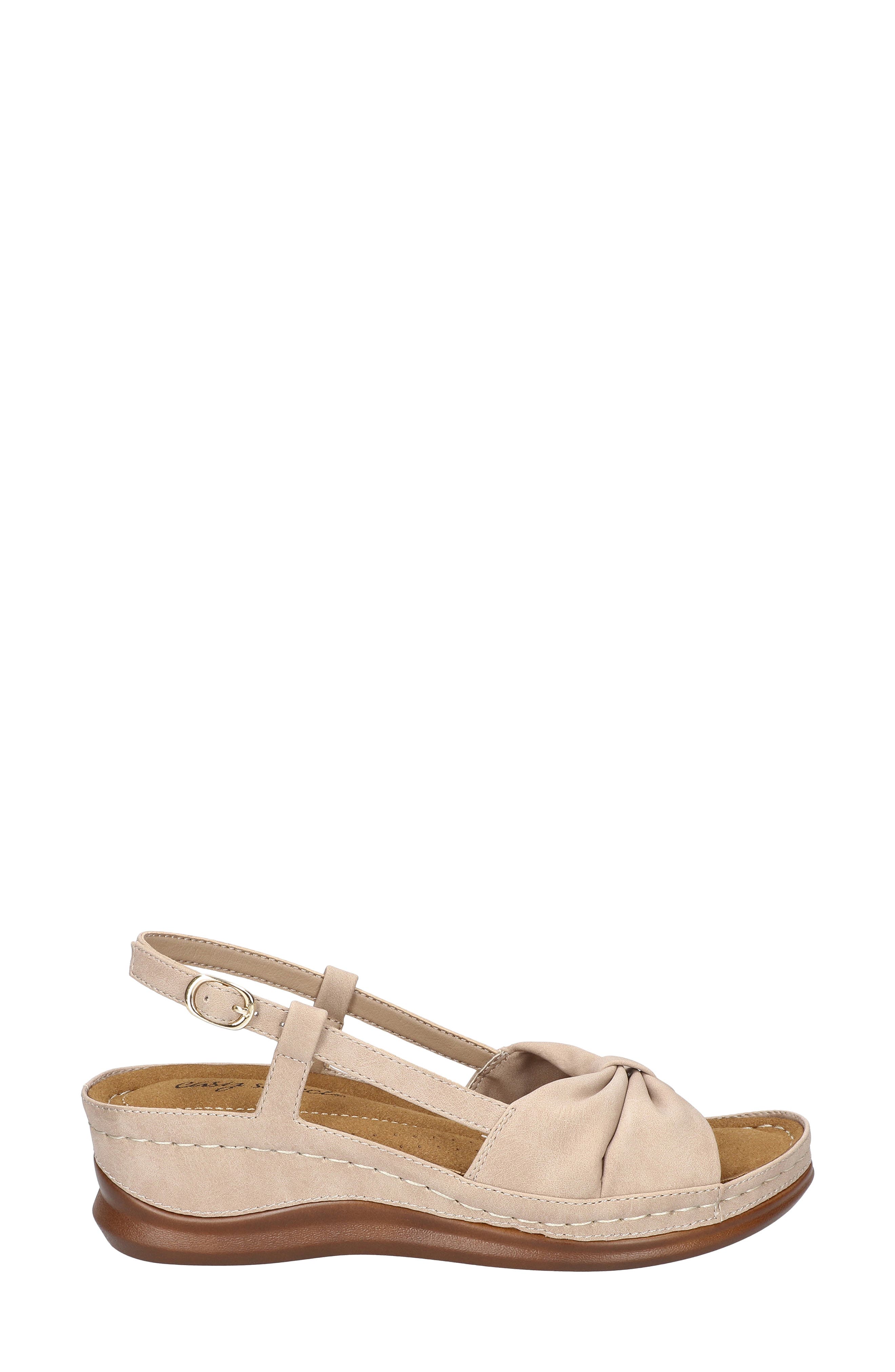Jupiter Slingback Platform Wedge Sandal, Alternate, color, NATURAL