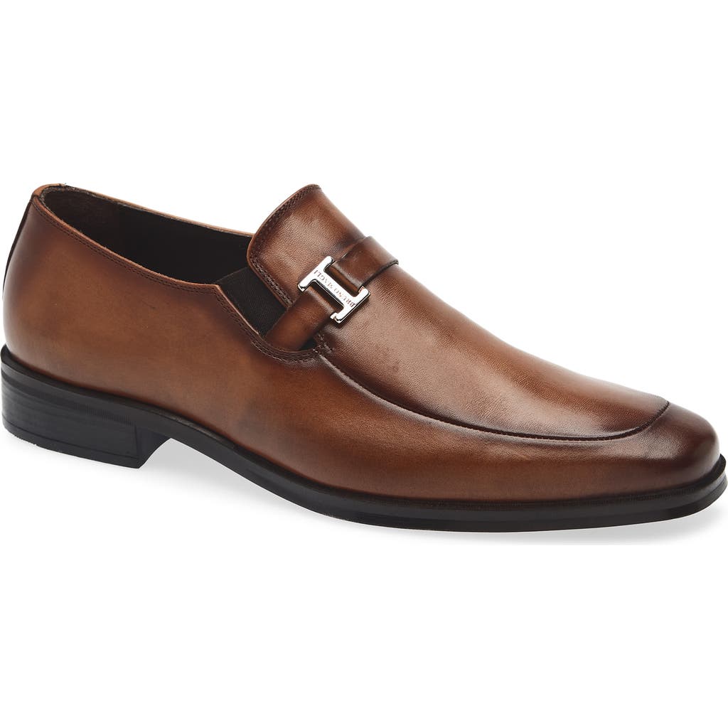 Bruno Magli Pivetto Leather Buckle Leather In Brown