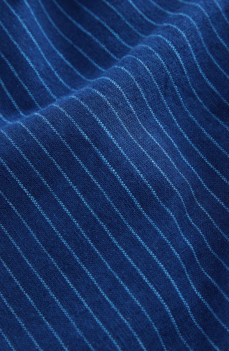 NEXT Kids' Stripe Linen & Cotton Drawstring Shorts, Alternate, color, Blue