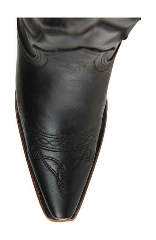 Corral Knee High Western Boot In Black