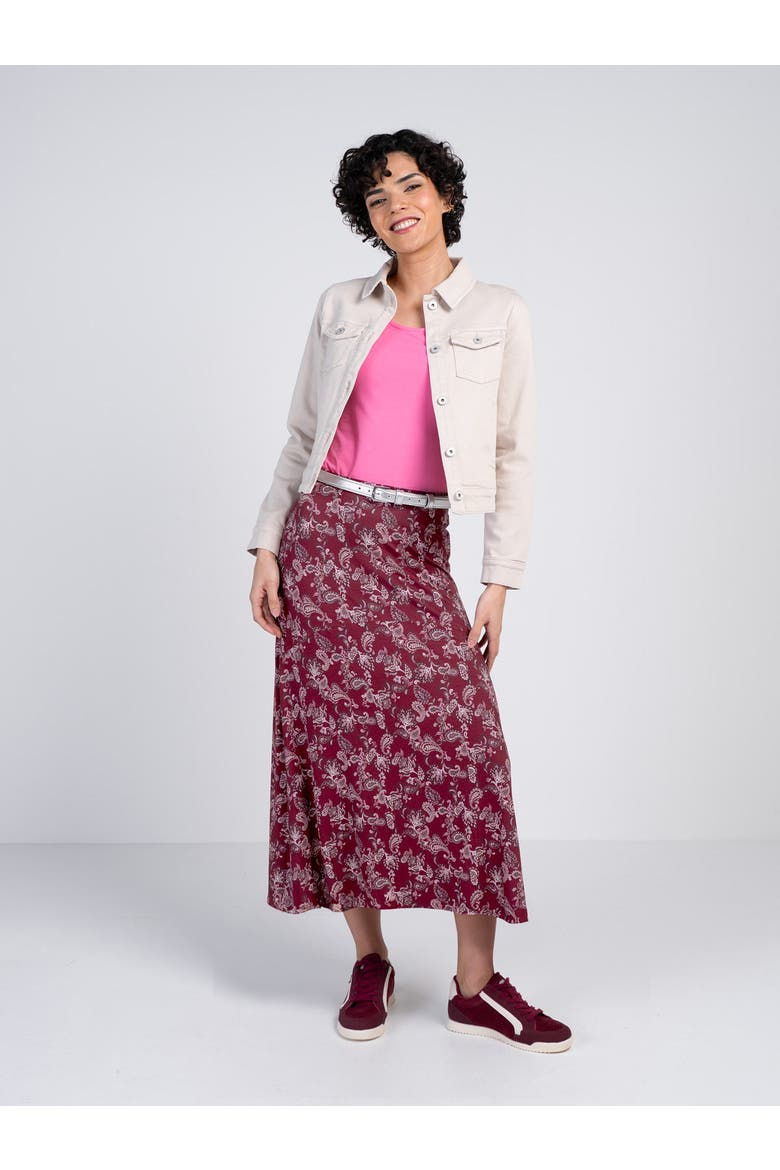 Printed Paisley Maxi Skirt, Alternate, color, Winter Paisley