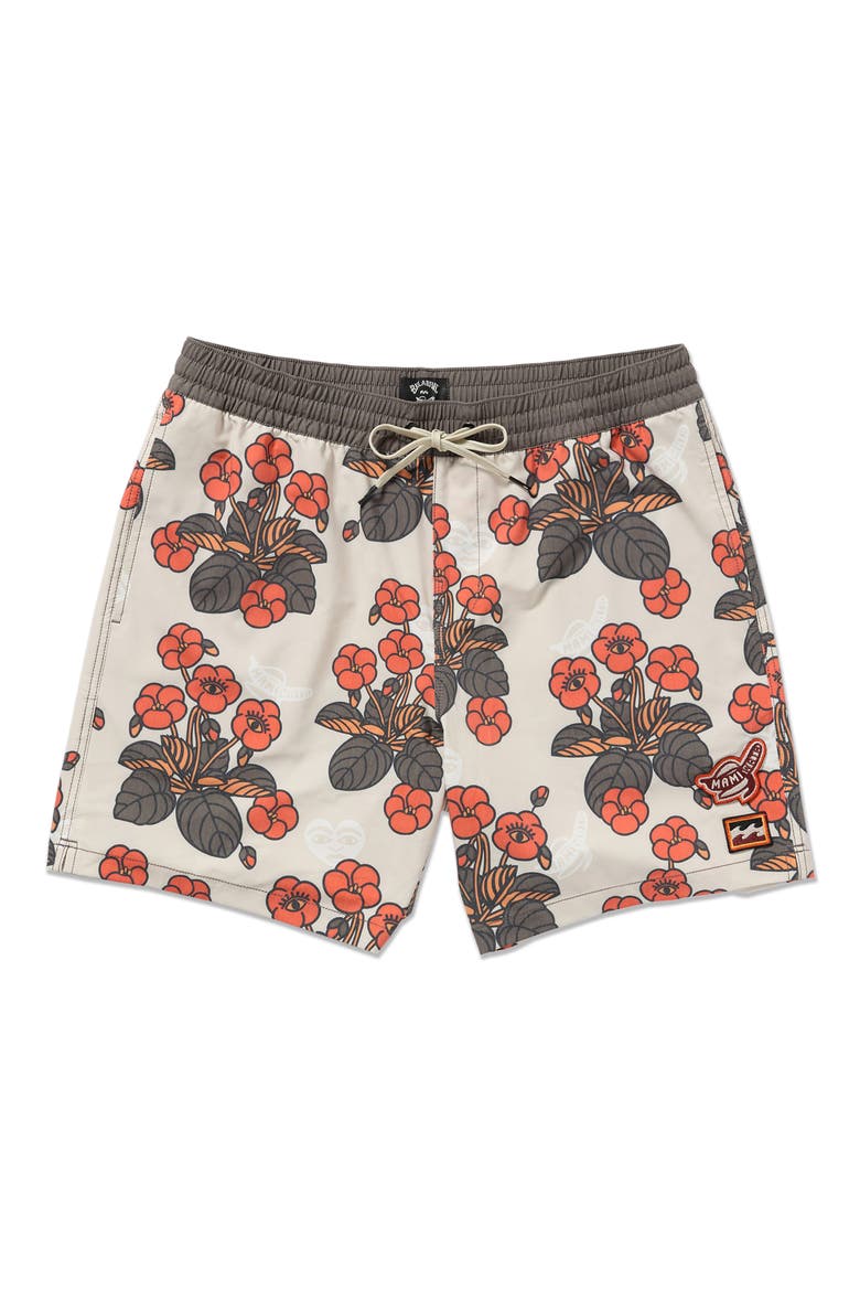 Icons Layback Swim Trunks, Alternate, color, STONE
