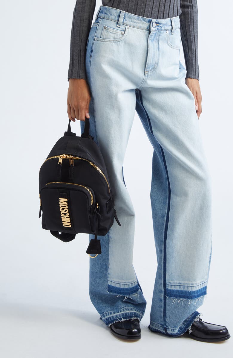 Moschino Carry Me Media Media Backpack, Alternate, color,