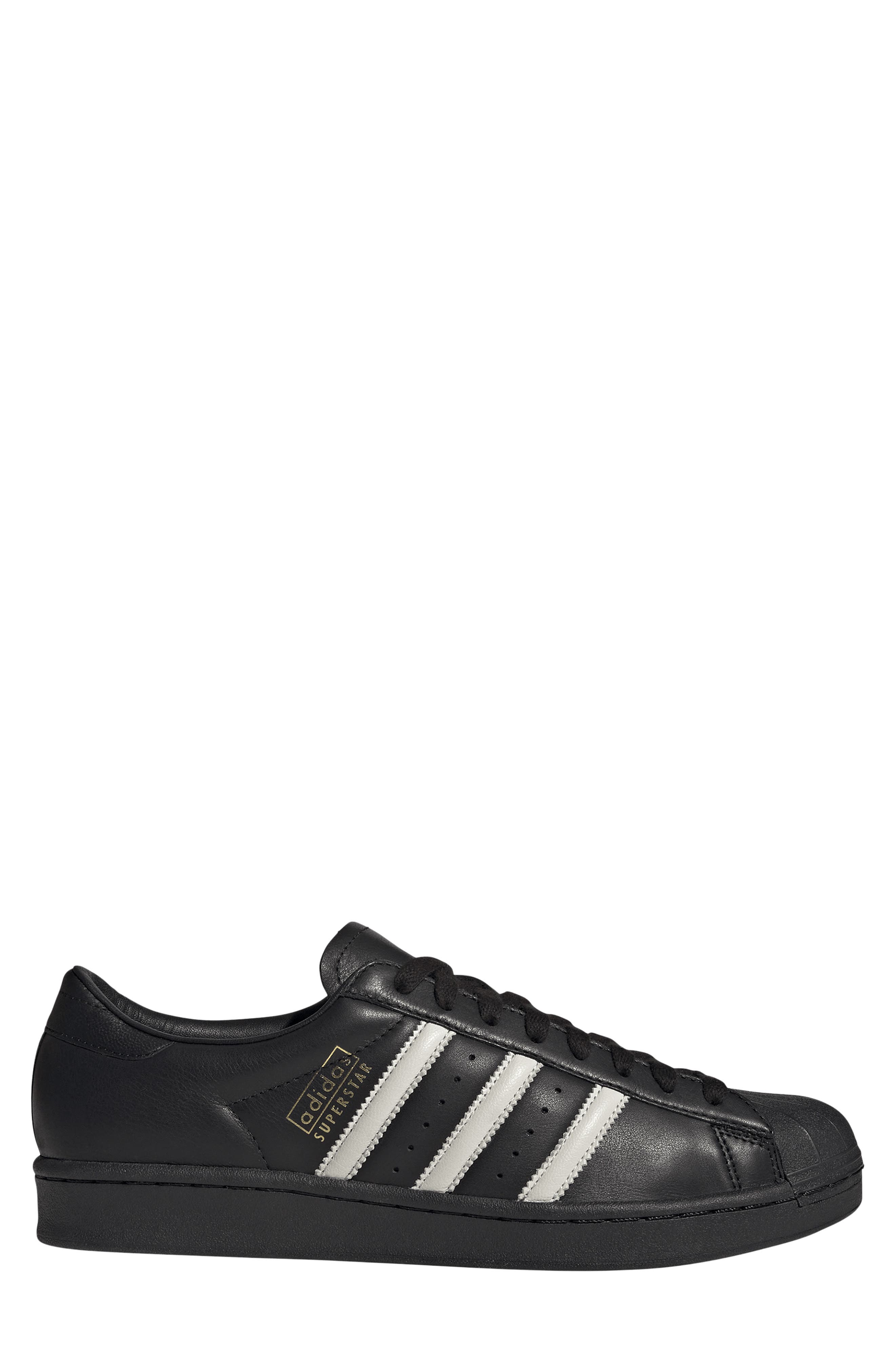 adidas Gender Inclusive Superstar Vintage Sneaker, Alternate, color, Black/ Core White/ Black