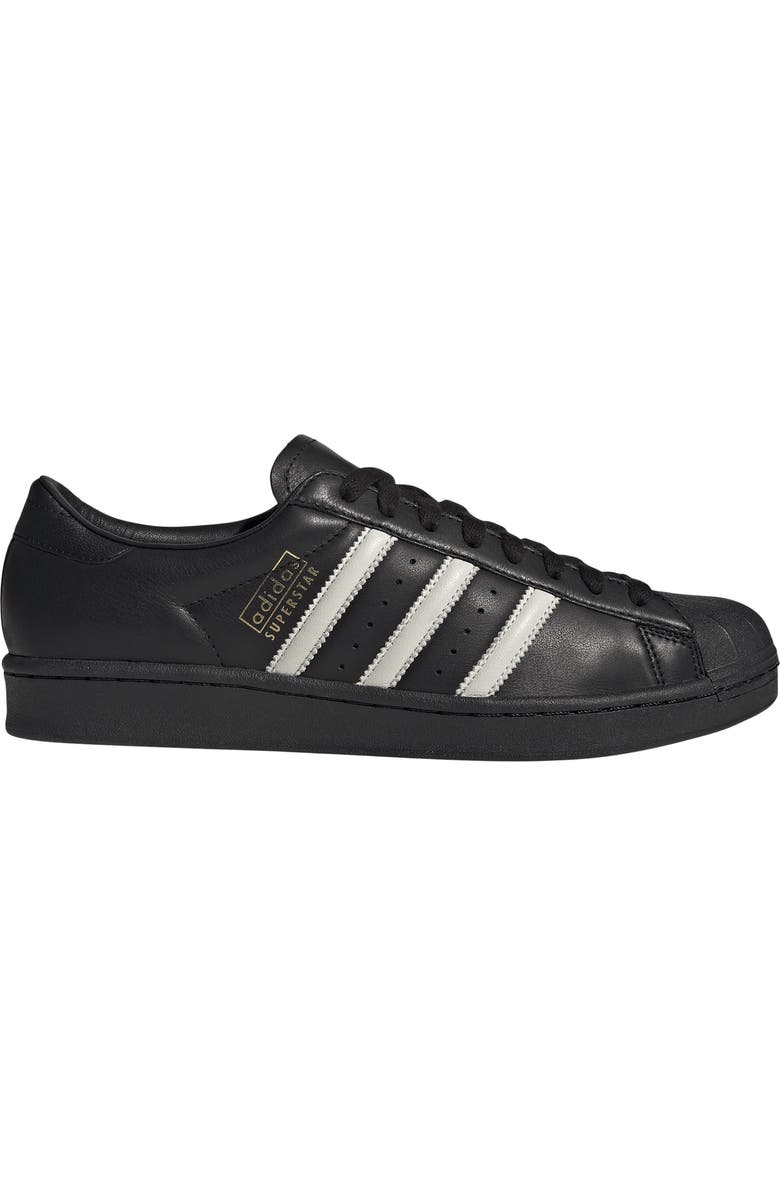 adidas Gender Inclusive Superstar Vintage Sneaker, Alternate, color, Black/ Core White/ Black