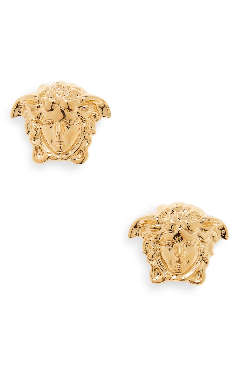 Versace First Line Versace Medusa Head Stud Earrings, Main, color, 