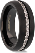 Larson Jewelers Tsar Tungsten Carbide Domed Ring