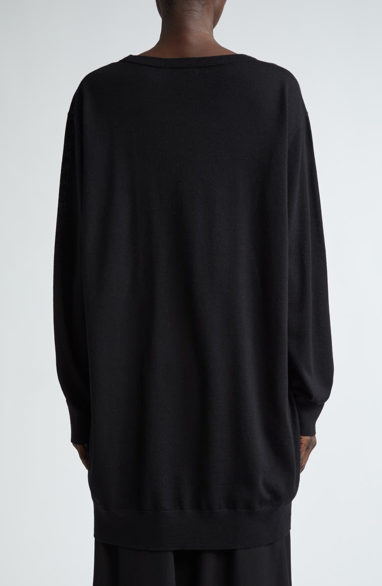 Dries Van Noten Tammy Elongated Wool Sweater, Alternate, color,