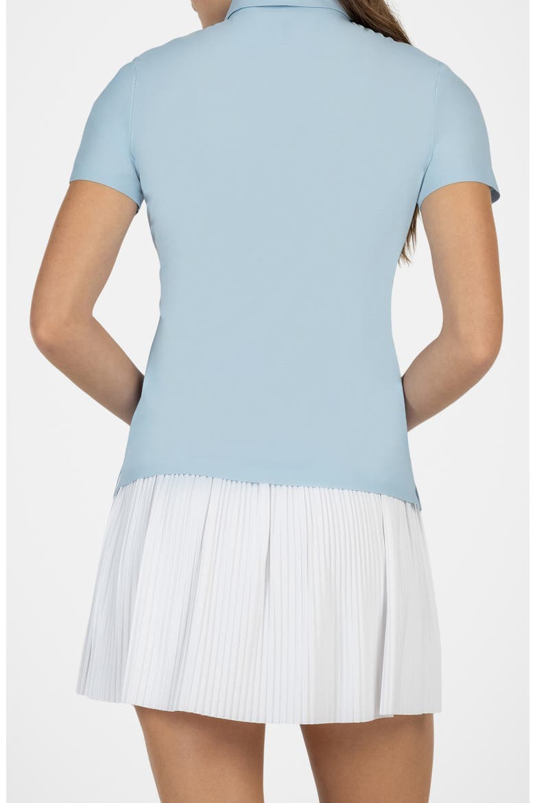 Eagle Performance Polo, Alternate, color, BRIGHT LIGHT BLUE