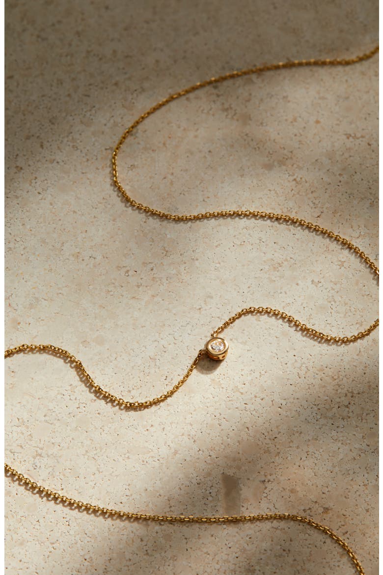White Gold Necklace - White Gold Diamond Necklace, Alternate, color, Gold