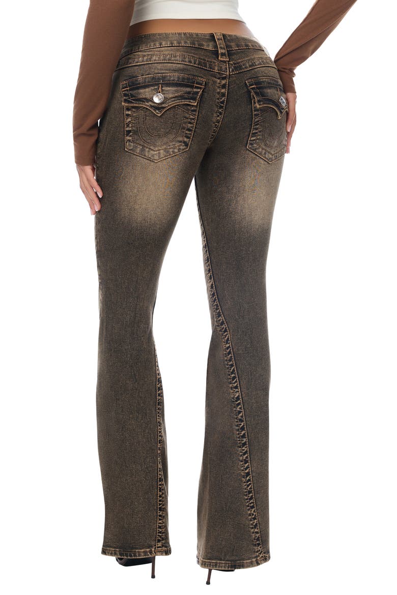Joey Low Rise Flare Leg Jeans, Alternate, color, BLACK WASH