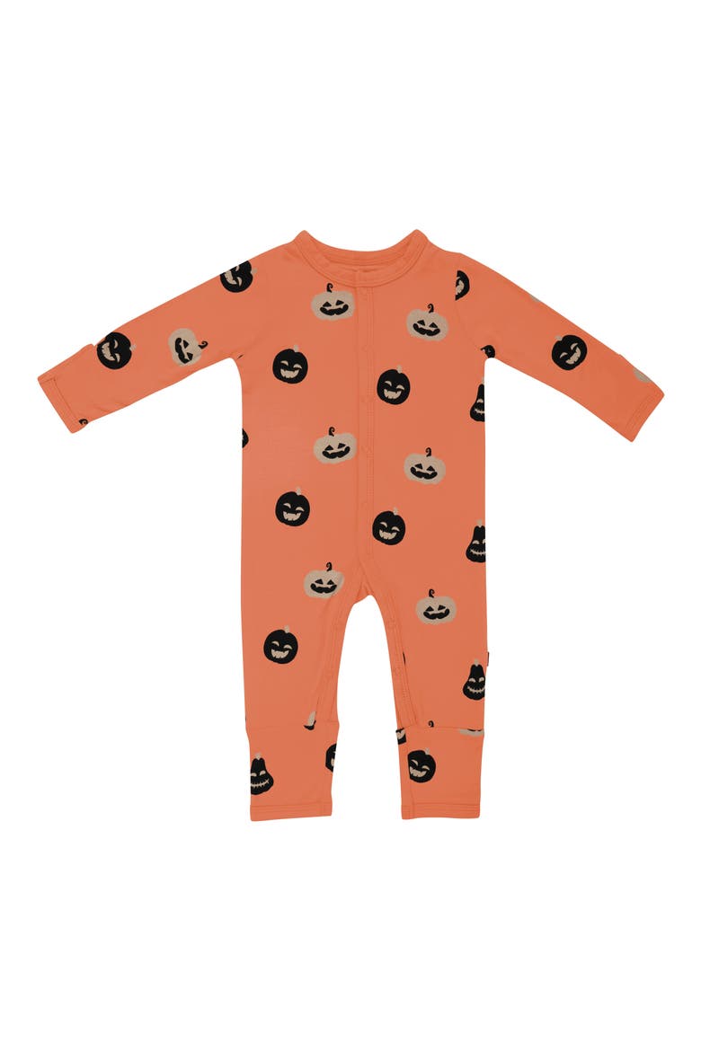 Kids' Pumpkin Romper, Main, color, CARVE