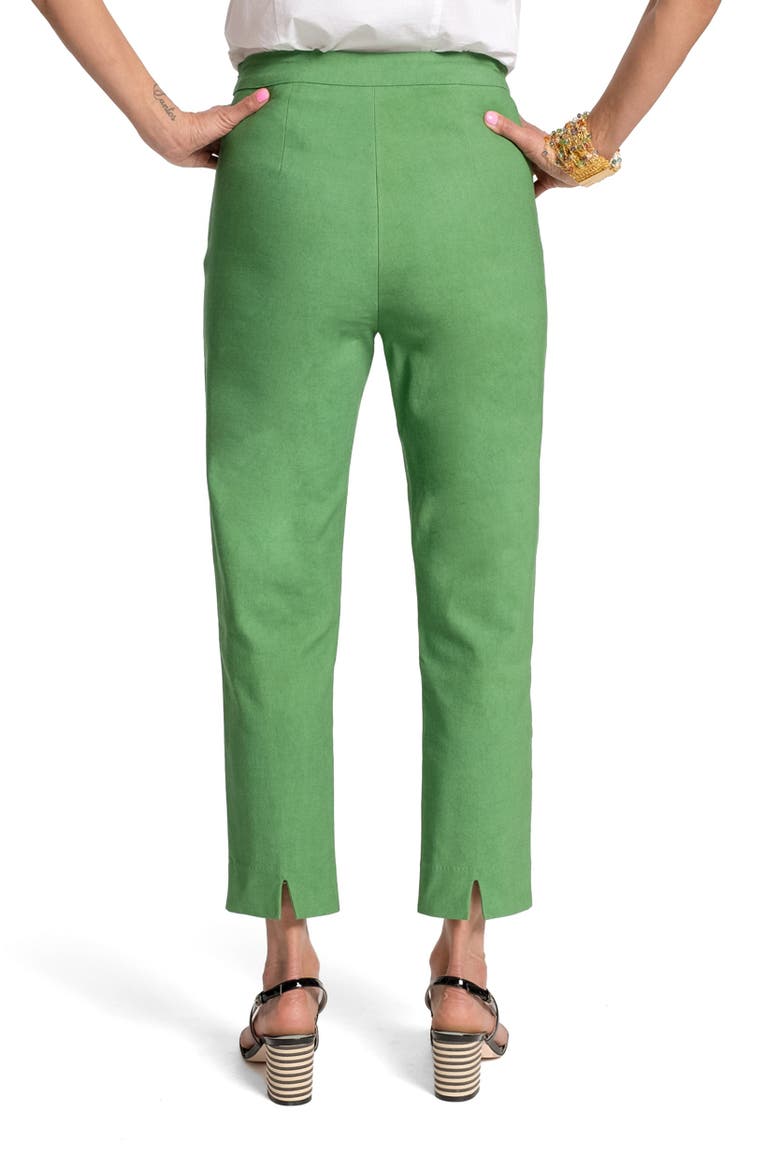 Lucy Pant Cotton Stretch, Alternate, color, Green