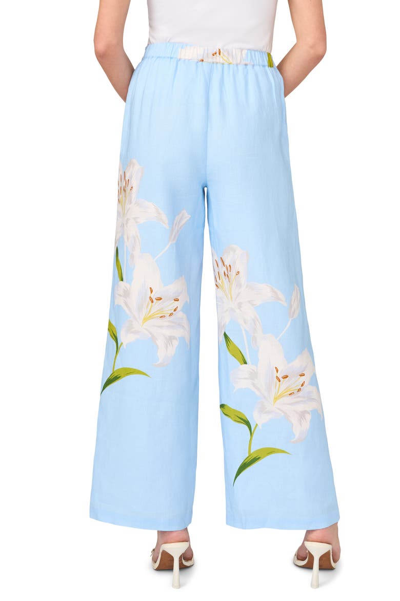 Nicola Wide Leg Pants, Alternate, color, BLUE SURF