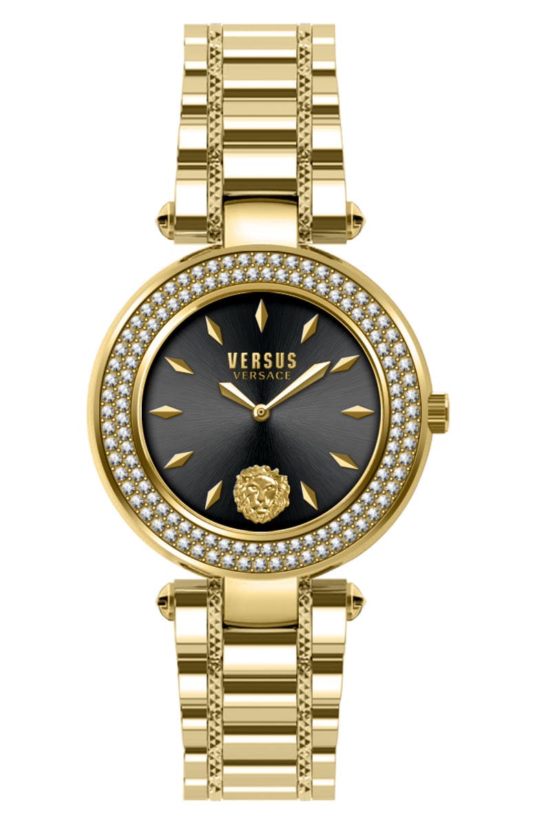 VERSUS Versace Women's Brick Lane Crystal Pavé Bracelet Watch, 36mm, Main, color, 