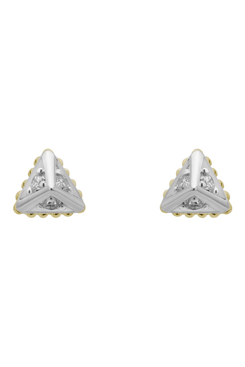 KSL Diamond Stud Earrings, Main, color, SILVER