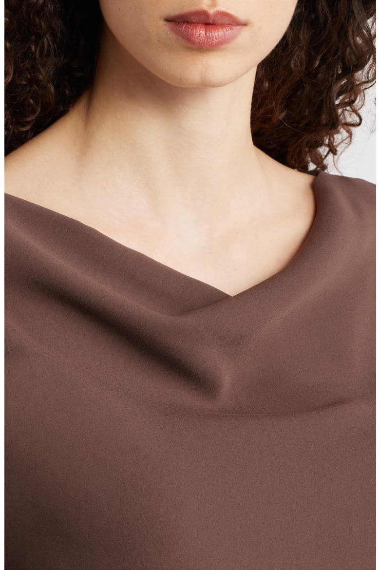 Long Sleeve Minidress, Alternate, color, ESPRESSO