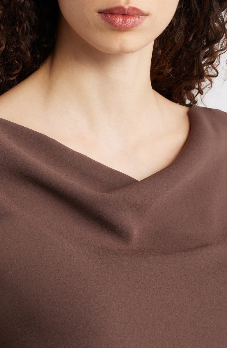 Sam Edelman Long Sleeve Minidress, Alternate, color, Espresso