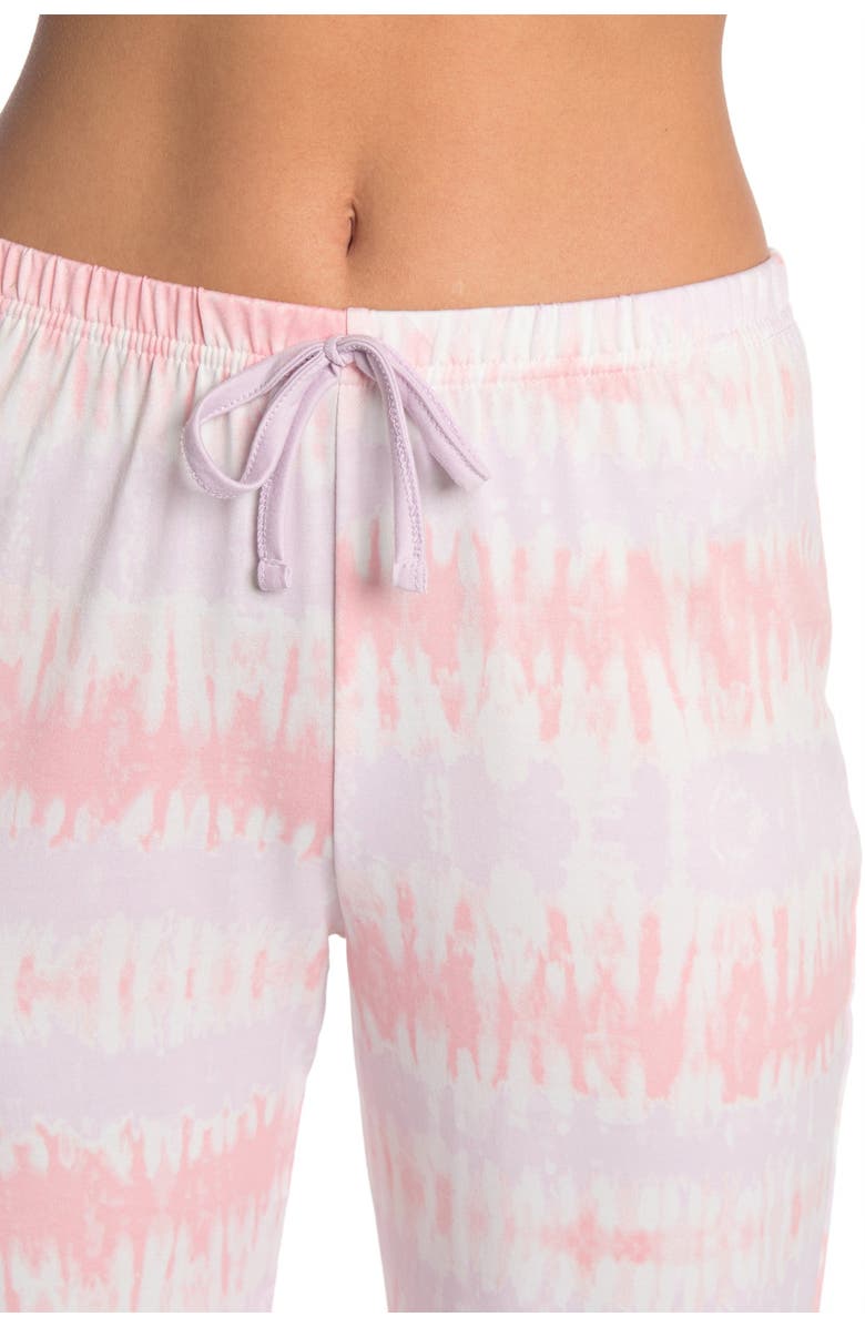 FRENCH AFFAIR Dream Big Tie Dye Tank Top & Capri Pants Pajama 2-Piece Set, Alternate, color,