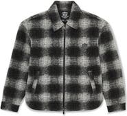 Reiss Barton Graphic Fleec Shirt Jacket