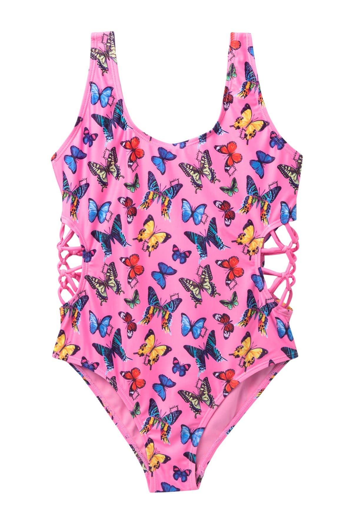 Juicy Couture Butterfly Macrame One-Piece Swimsuit (Women) | Nordstromrack