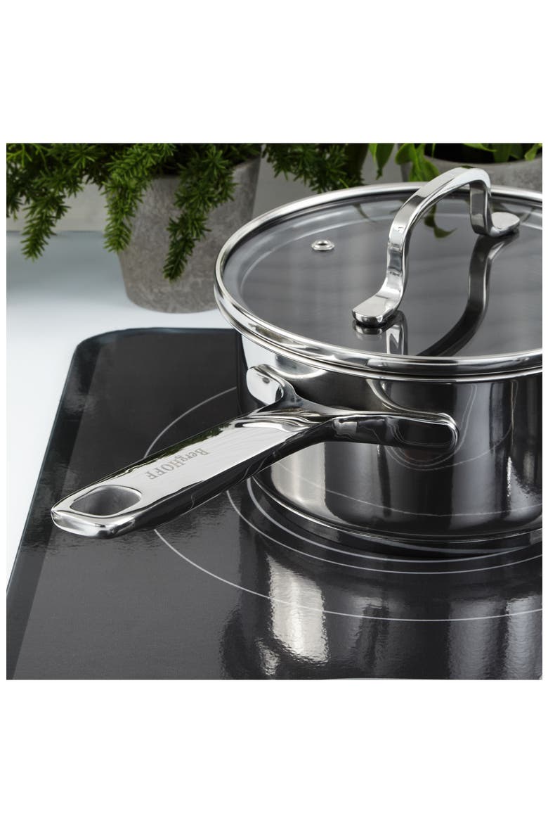 Dina Helix 1.6-Quart Saucepan with Lid, Alternate, color, SILVER