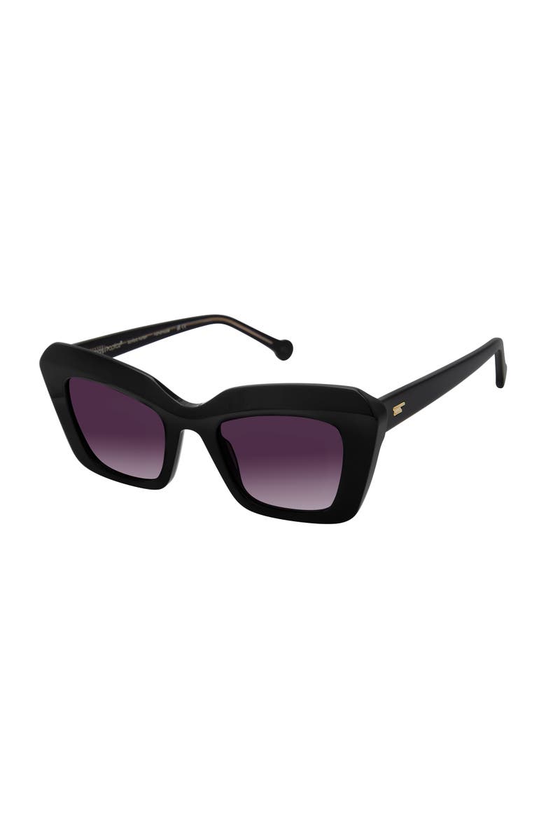 Colors In Optics Monaco Sunglasses, Main, color, Black Out