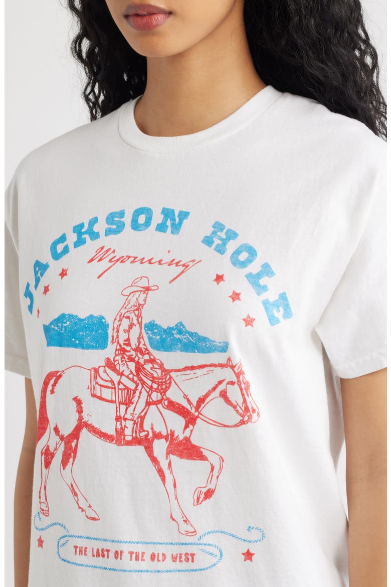 Jackson Hole Wyoming Graphic Cotton T-Shirt, Alternate, color, WHITE
