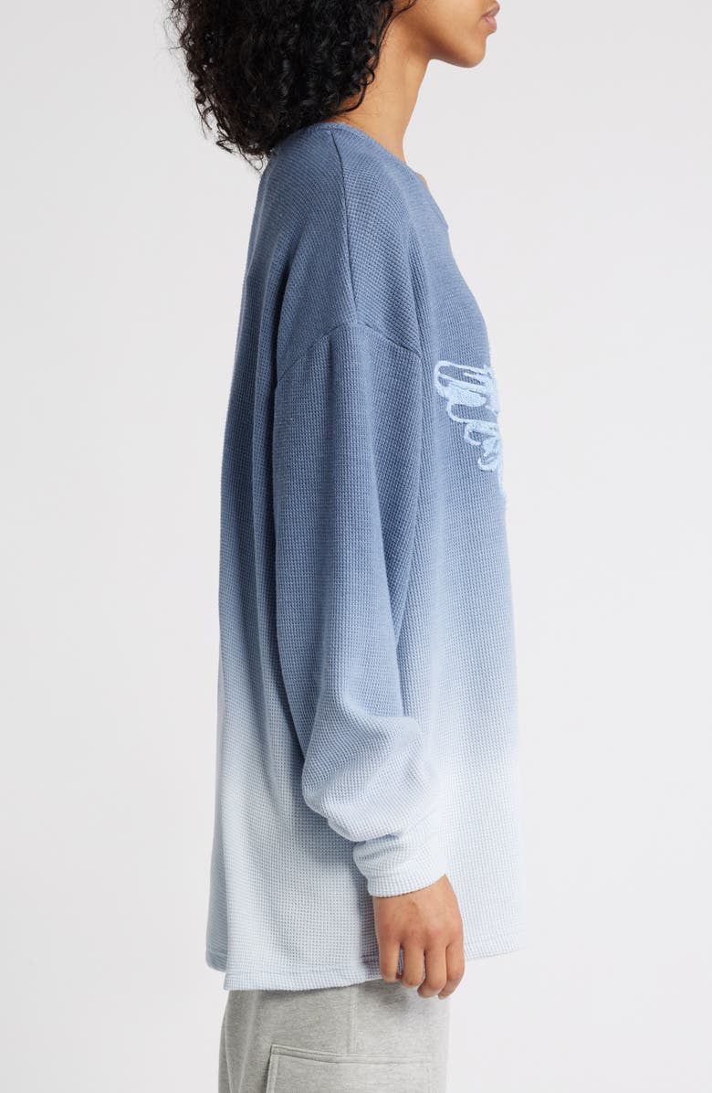 BOYS LIE Made with Heaven Blues Embroidered Oversize Thermal T-Shirt, Alternate, color, 