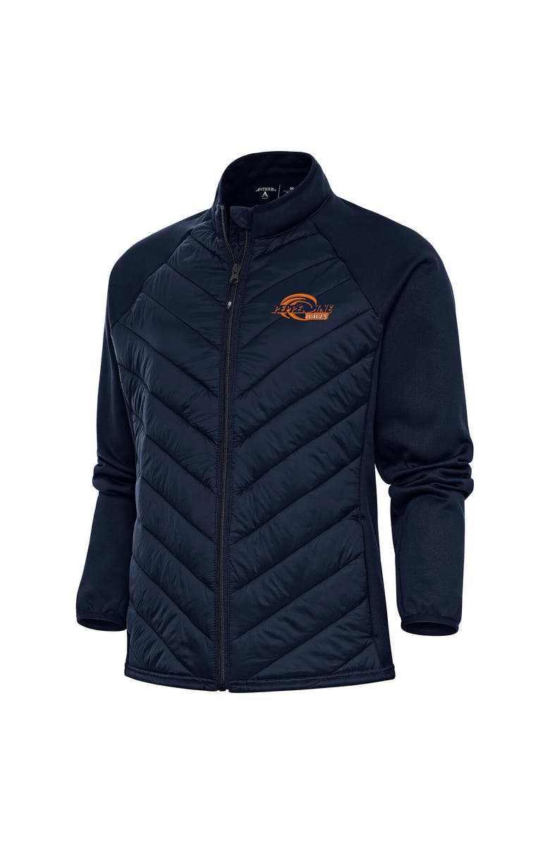 ANTIGUA Women's Antigua Navy Pepperdine Waves Altitude Full-Zip Jacket, Main, color,