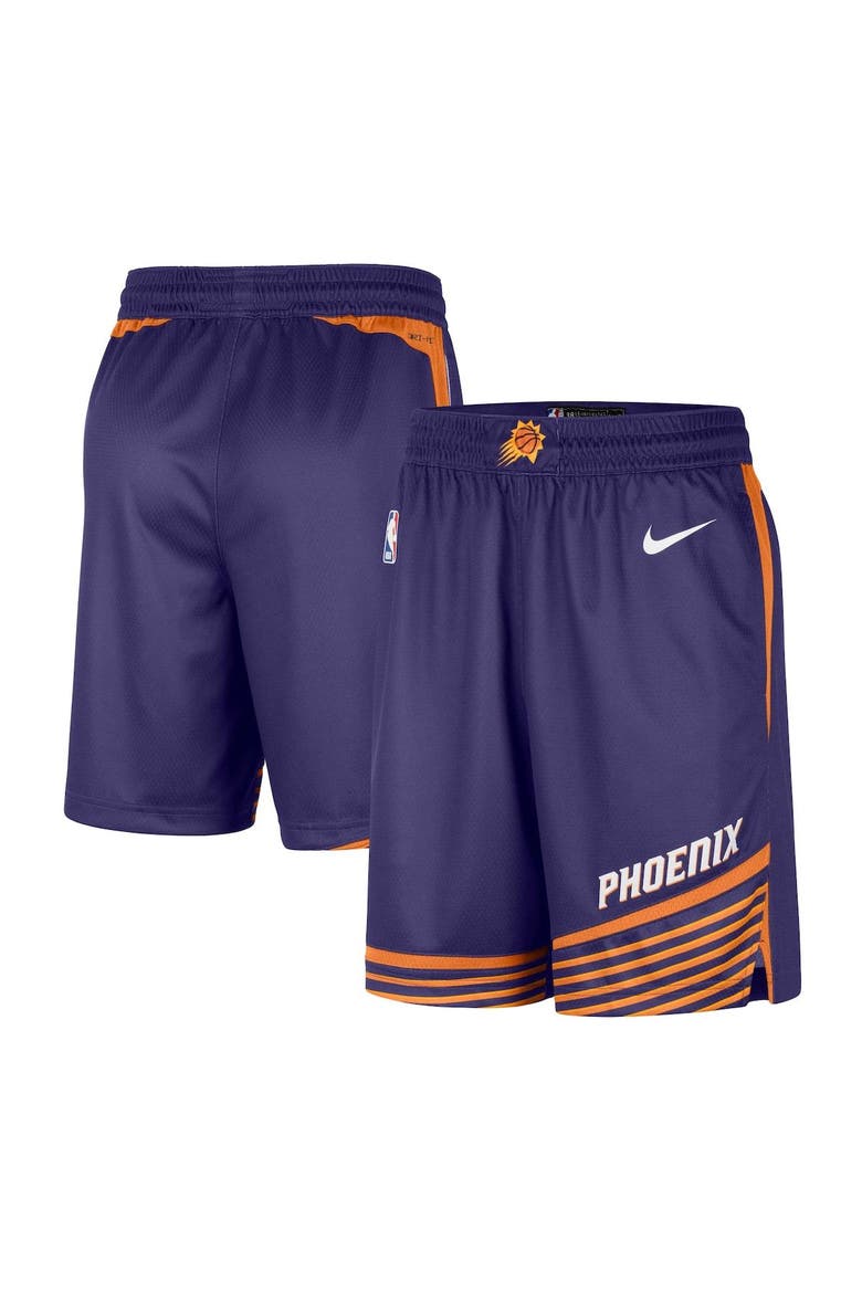 Men's Nike Purple Phoenix Suns Performance Swingman Icon Edition Shorts, Main, color, Purple