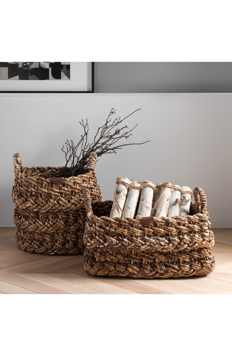 UGG<sup>®</sup> Peppermint Grove Round Basket, Alternate, color,