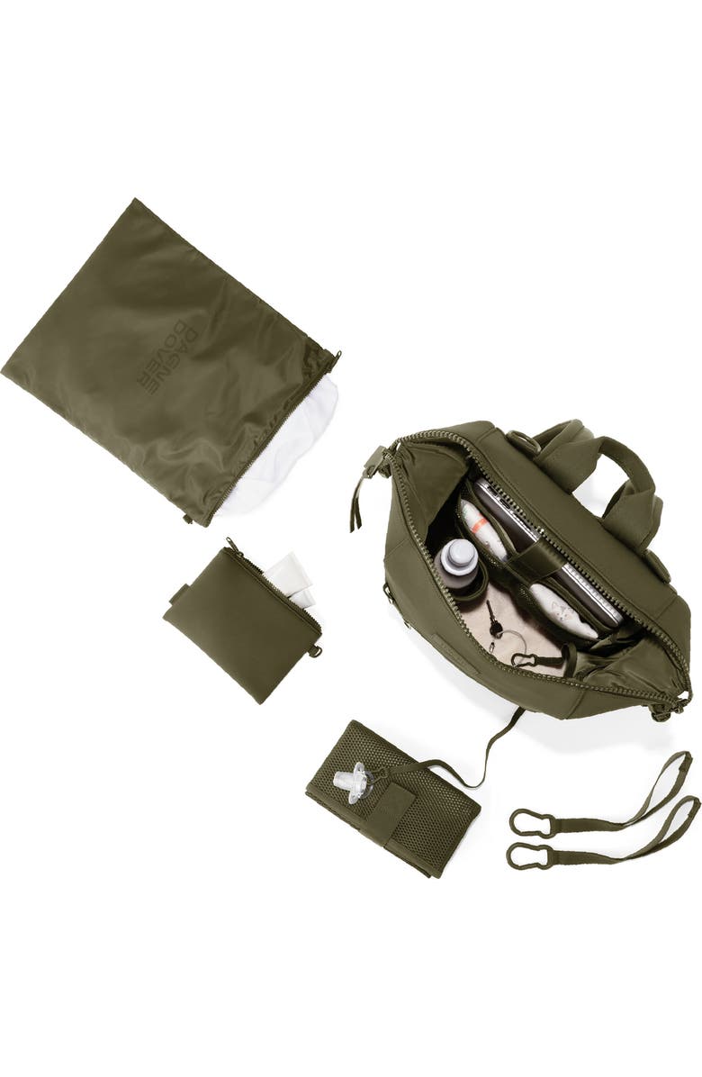 Dagne Dover Indi Medium Neoprene Diaper Backpack, Alternate, color, Dark Moss