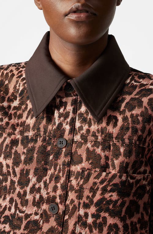& OTHER STORIES & OTHER STORIES LEOPARD PRINT OVERSIZE JACKET 