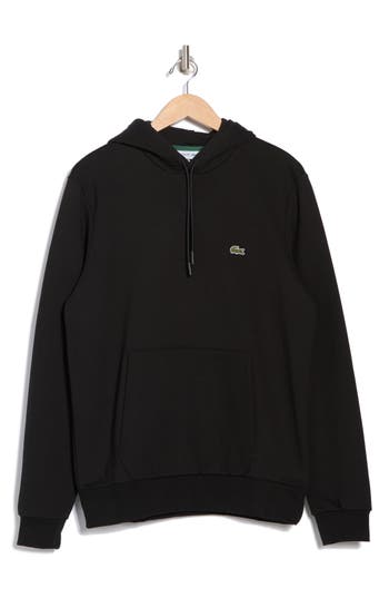 Lacoste Cotton Blend Fleece Pullover Hoodie