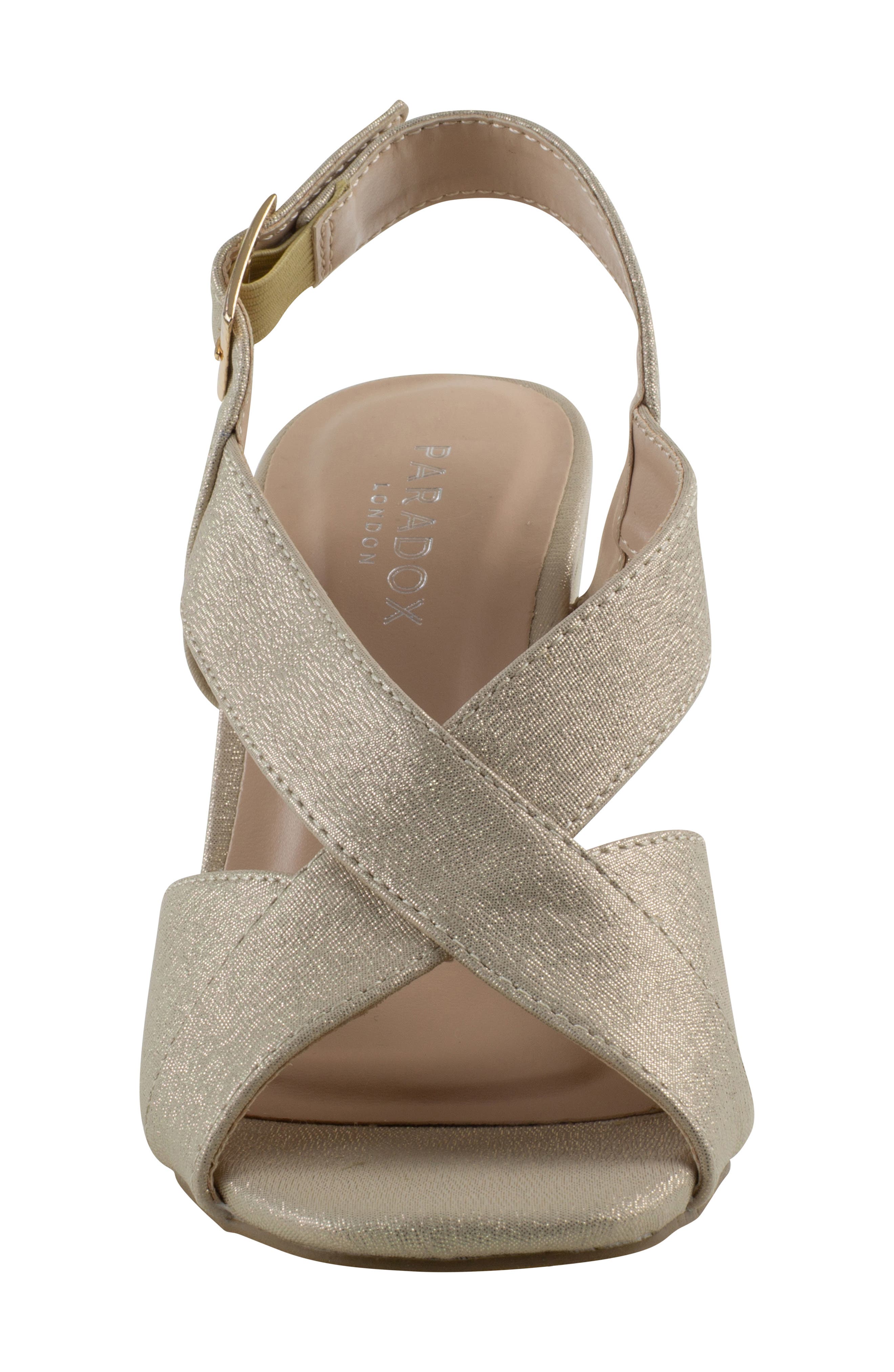 Hibiscus Slingback Sandal, Alternate, color, CHAMPAGNE
