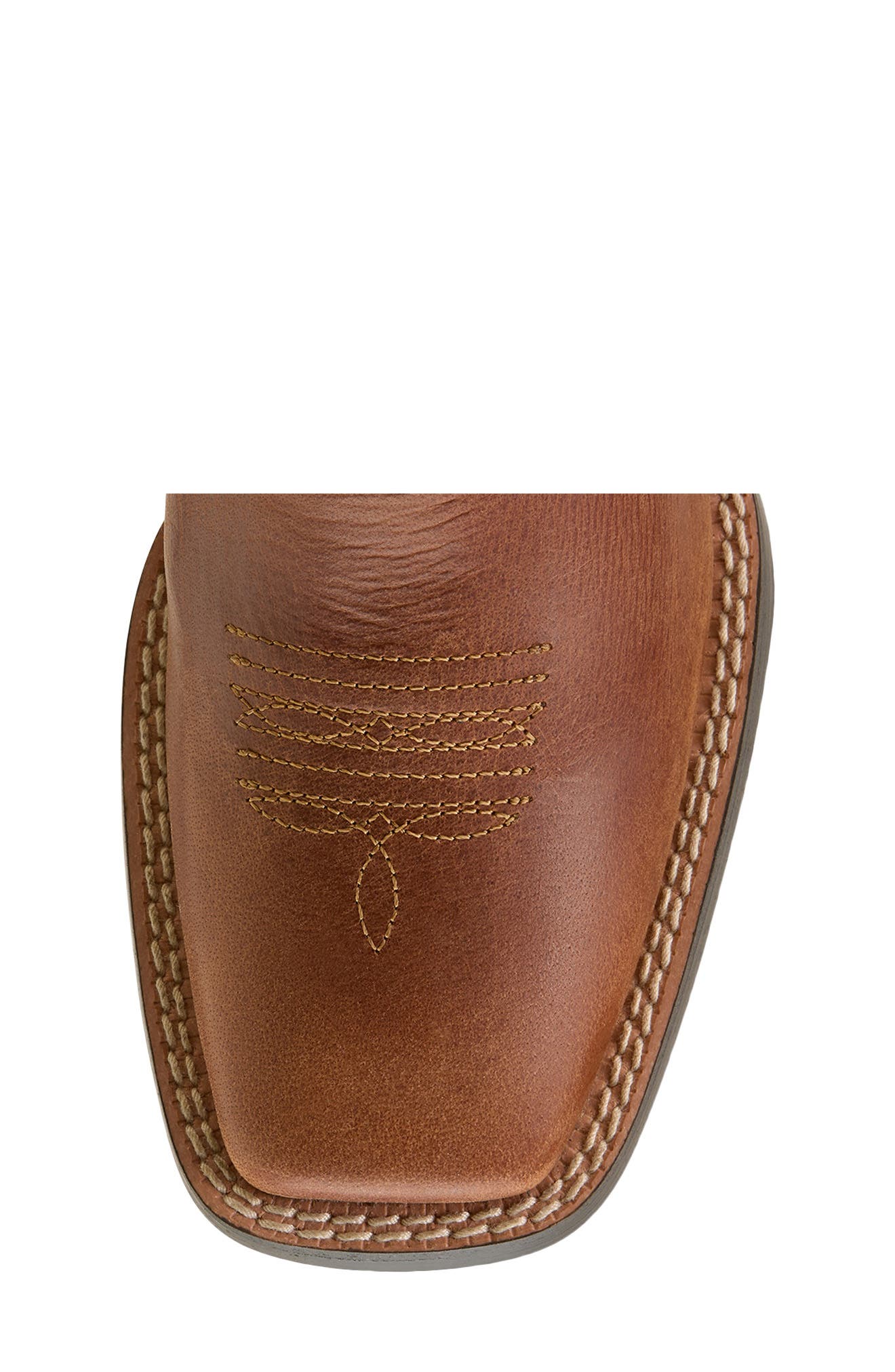 Ariat Kids' Freedom Rider Wide Square Toe Western Boot, Alternate, color, Hickory Smoke