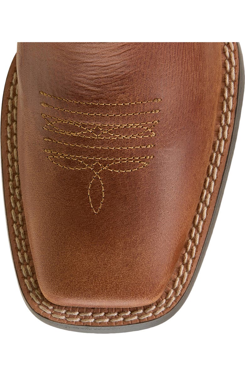 Ariat Kids' Freedom Rider Wide Square Toe Western Boot, Alternate, color, Hickory Smoke