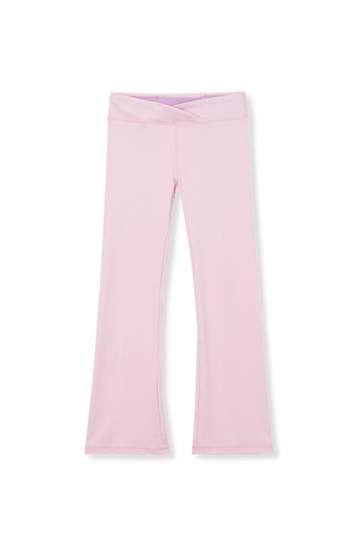 LANDS' END LANDS' END GIRLS HIGH WAISTED ACTIVE FLARE LEGGINGS 