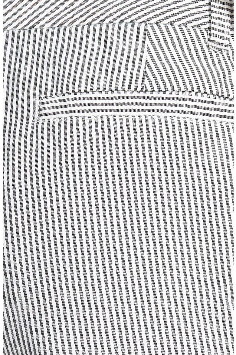 'Addison' Bermuda Shorts, Alternate, color, BLACK- IVORY MINI STRIPE