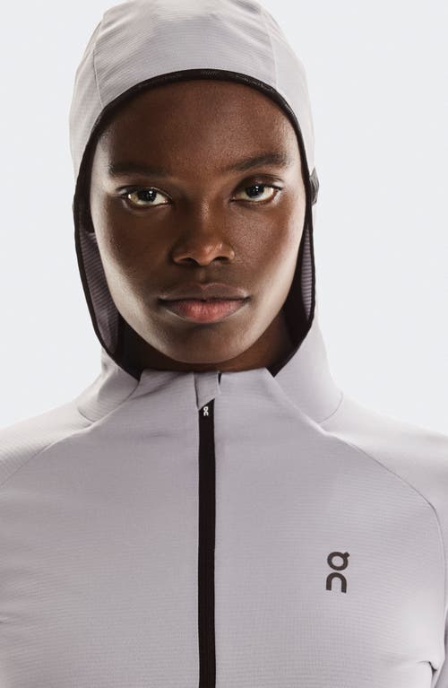 On Climate Zip Hoodie In Purple