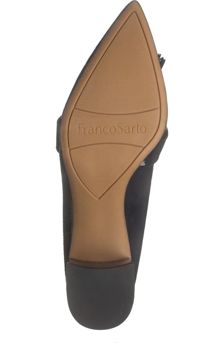 Franco Sarto Gila Pointed Toe Tassel Pump, Alternate, color,